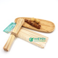 Wholesale Eco-friendly Disposable Natural Round/Pointed Fruit BBQ Bamboo Round Skewers